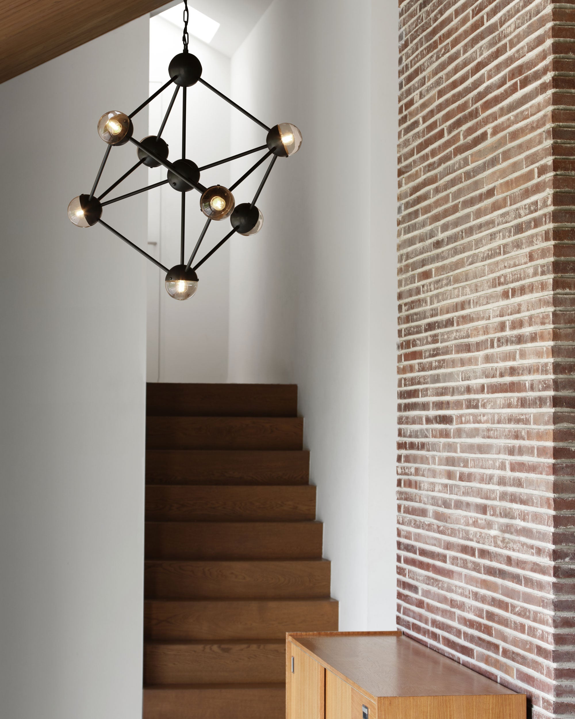 Schwung Molecule Chandelier Black Gunmetal | Small